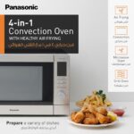 Panasonic 34L Convection Microwave Oven, Nn-Cd87, Silver, With Healthy Air Fryer Menus - Image 2