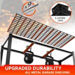 REIBII 60" W Garage Shelving Heavy Duty Storage Shelves 3000LBS Adjustable 5 Tier Metal Shelving Unit for Storage Rack Garage Storage Shelves Industrial Shelf Utility Rack,60" W x 24" D x 72" H - Image 4