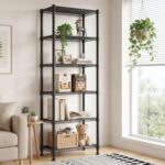 REIBII 72’’H Wire Shelving, 6 Tier Garage Shelving Units and Storage Shelves Heavy Duty, Adjustable Heavy duty Metal Shelves for Storage Shelves for Pantry Kitchen Garage, 24’’W X18’’D X72’’H - Image 7