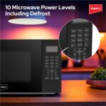 Impex 25L Digital Grill Microwave Oven with850W Power, 9 Preset Menus, 1000W Grill Output, Child SafetyLock,10 Power Levels, Defrost Settings, 285mm Glass Turntable, Timer, Push Button Door_MO 8125DGB - Image 6