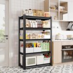 5 Tier Heavy Duty Shelving Units Metal Storage Rack 72 "H x 35 "W x 18" D 1500 lbs Capacity Shelves for Tools and Kitchen Items Adjustable Shelf for Garage Warehouse Pantry Closet Kitchen - Image 2