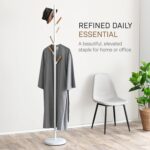 Yamazaki PLAIN COAT HANGER WH, one size, White - Image 2