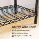 VIPEK L4 Garment Rack L Shaped Clothes Rack for Corner, Freestanding Portable Wardrobe Closet Heavy Duty Clothing Rack with 3 Hanging Rods & 2 Side Hooks, 43.3"Lx29.1"Wx76.4"H, Max Load 750LBS, Black - Image 6