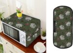 Star Weaves Microwave Oven Top Cover for Samsung 28 Litre Convection Microwave Oven MC28H5025VB | TL Black - Oven Top Cover with 4 Utility Pockets and 1 Oven Handle Cover KUM85 - Image 2