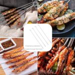 PINKE BBQ Grill BBQ Accessories, 9 Pieces Stainless Steel Grill Utensil Tools Grilling Accessories Barbecue Grill Accessories with Canvas Bag for Outdoor Grill, Camping Party - Image 2