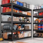 REIBII 55.2" W Garage Shelving Heavy Duty Garage Storage Shelves 3000LBS Adjustable 5 Tier Metal Shelving Unit for Storage Rack Storage Shelves Industrial Storage Rack Shelf,55.2" W x 26" D x 78" H - Image 5