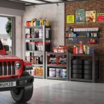 72" H Garage Shelving 2500LBS Heavy Duty Storage Shelves Adjustable 5 Tier Metal Shelves for Storage Garage Industrial Shelving Utility Racks,16" D*36" W*72" H,Black - Image 2