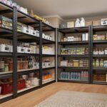 REIBII Garage Shelving 2000LBS Storage Shelves Heavy Duty Shelving 5 Tier Adjustable Metal Shelves Sturdy Storage Rack for Kitchen Pantry Basement, 60" H x28 Wx 14" D - Image 5