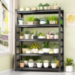 78''H Metal Garage Shelving Unit ,5-Tier Garage Storage Shelves Heavy Duty，Adjustable 3020 lbs Shelf, Upgraded Reinforced Double-Layer Columns for Basement Kitchen Laundry Room Pantry Rack 40''W*18''D - Image 9
