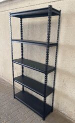 Heavy Duty Storage Rack, 5-Tier Shelving Unit, 200 x 100 x 30 cm, Black - Image 2