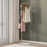 HKaikzo Coat Rack Stand, Gold Clothing Rack Freestanding with Satin Steel Finish and Natural Stable Marble Base, for Coats, Hats, Scarves, Clothes, and Handbags be Applicable Home Bedroom Hotel Hall - Image 5