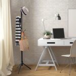 ZOBER High-Grade Wooden Tree Coat Rack Stand, 6 Hooks - Super Easy Assembly NO Tools Required 3 Adjustable Sizes Free Standing Hallway Hanger Hat for Handbag, Clothes & Accessories Black ZO-005 - Image 7