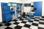 BiGDUG Heavy Duty Garage Shelving Unit 3 Bay - 179x90x45 cm - 200kg UDL Per Shelf (1000kg Per Bay) - 3x Blue Storage Shelves - 5 Tier Shed Shelving - Image 6