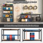5-Tier Heavy Duty Metal Shelving Unit 183H x 90W x 30.5Dcm, 900KG Capacity, Adjustable Corner Shelf Rack for Storage, Boltless Assembly Pantry - Image 5