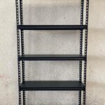Heavy Duty Storage Rack, 5-Tier Shelving Unit, 200 x 100 x 30 cm, Black