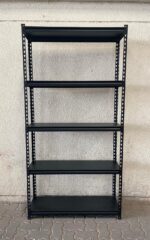 Heavy Duty Storage Rack, 5-Tier Shelving Unit, 200 x 100 x 30 cm, Black