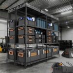M MZG 4 Tiers Shelf Metal Storage Shelves - Image 2