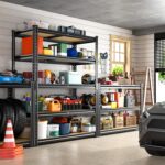 REIBII 2020LBS Storage Shelves 5 Tier Garage Shelving Heavy Duty Adjustable Garage Shelves, Utility Rack Shelf, Shelving Units for Storage Warehouse Pantry Closet, 35.5" W x 11.9" D x 72" H, Black - Image 7