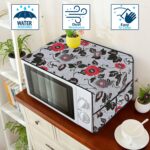 Star Weaves Microwave Oven Top Cover for Panasonic 27 Litre Convection Microwave Oven NN-CT644MFDG Black - Oven Top Cover with 4 Utility Pockets and 1 Oven Handle Cover KUM21 - Image 4