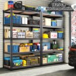 5-Tier Heavy Duty Metal Shelving Unit 183H x 90W x 30.5Dcm, 900KG Capacity, Adjustable Corner Shelf Rack for Storage, Boltless Assembly Pantry - Image 7