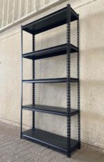 Heavy Duty Storage Rack, 5-Tier Shelving Unit, 200 x 100 x 30 cm, Black - Image 7