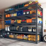 REIBII 55" W Garage Shelving 3000LBS Heavy Duty Storage Shelves 5 Tier Adjustable Metal Shelving Unit for Storage Rack Garage Storage Shelves Industrial Utility Shelf, 55" W x 24" D x 72" H - Image 7