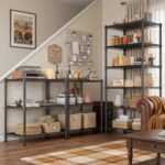 REIBII 72’’H Wire Shelving, 6 Tier Garage Shelving Units and Storage Shelves Heavy Duty, Adjustable Heavy duty Metal Shelves for Storage Shelves for Pantry Kitchen Garage, 24’’W X18’’D X72’’H - Image 6