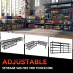 REIBII 60" W Garage Shelving Heavy Duty Storage Shelves 3000LBS Adjustable 5 Tier Metal Shelving Unit for Storage Rack Garage Storage Shelves Industrial Shelf Utility Rack,60" W x 24" D x 72" H - Image 7