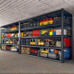 REIBII 60" W Garage Shelving 3000LBS Heavy Duty Storage Shelves, Adjustable 5 Tier Metal Shelves for Storage Rack Industrial Shelf, Garage Storage Shelving Unit, 60" W x 24" D x 72" H - Image 6