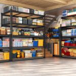 REIBII 48" W Garage Shelving Heavy Duty 3020LBS Storage Shelves 5 Tier Heavy Duty Shelving Adjustable Garage Shelves for Basement, Warehouse, Commercial, Easy Assemble, 48" W x 72" H x 24" D - Image 5