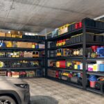 REIBII 60" W Garage Shelving Heavy Duty Storage Shelves 3000LBS Adjustable 5 Tier Metal Shelving Unit for Storage Rack Garage Storage Shelves Industrial Shelf Utility Rack,60" W x 24" D x 72" H - Image 8