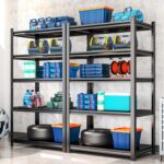 5 Tier Garage Shelving, Storage Shelves Heavy Duty Shelving, Adjustable Metal Shelf Rack and Shelf Units, Garage Shelving Heavy Duty Warehouse Industrial Shelving, 35.4" W X 15.8" D X 72" H