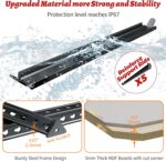 72"H Storage Shelves heavy duty, 2200LBS Garage Shelving, 5 Tier Metal Shelving Unit Adjustable Garage Shelves Utility Rack Shelf for Storage Warehouse Pantry Closet,40" W × 20" D × 72" H, Black - Image 8