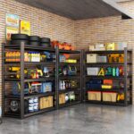 PRESTELION 72" H|48" W Garage Shelving Unit and Storage-Easy Assembly Metal Shelves 5-Tier Rack|Heavy-Duty Adjustable Shelf|Steel Rust-Resistant Shelves for Industrial,Warehouse,Basement - Image 2