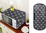 Wings Star Oven Top Cover for Panasonic 27 Litre Convection Microwave Oven NN-CT654M Silver - Microwave Top Cover with 4 Utility Pockets and 1 Oven Handle Cover KUM42 - Image 3