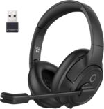 EKSA Noise-Cancelling Headphones for Laptop – Wireless Headset with Microphone